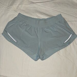 Lululemon Hotty Hot LR Short Size 10- Light Blue
